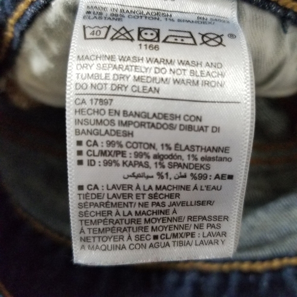 Old Navy Men's Slim Jeans - Dark Blue Size 30 - Picture 6 of 15